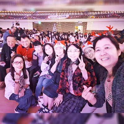 校友總會代表參與「夢幻輔音、雪舞聖誕」聖誕點燈活動圖片